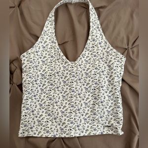 Hollister floral halter top